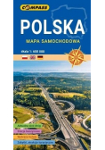 Mapa samochodowa. Polska 1:650 000