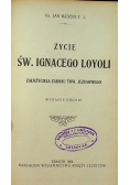 Życie Św Ignacego Loyoli 1923 r