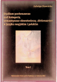 Studium Porównawcze Nad Kategorią semantyczno - słowotwórczą Aktionsarten
