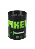 Skarbonka metalowa okrągła Pixel Game