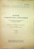 Słownik starożytności słowiańskich