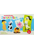 Puzzle do pary Zwierzątka