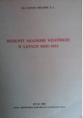 Rozkwit Akademii Wileńskiej w latach 1600-1655