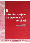 Pedagogika specjalna dla pracowników socjalnych