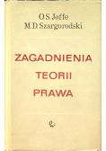 Zagadnienia teorii prawa