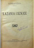 Kazania i Szkice 1921 r.