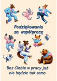 Kartka okolicznościowa Podziękowania za współpracę