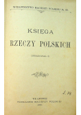 Księga rzeczy polskich 1896 r