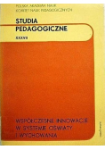 Studia pedagogiczne XXXVII