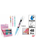 Długopis ścieralny 0,5mm pieski kotki (48szt)