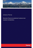 Elementare Theorie der analytischen Functionen einer complexen Veränderlichen