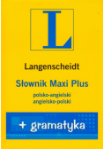 Słownik maxi PLUS polsko-angielski angielsko-polski + gramatyka