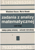 Zadania z analizy matematycznej Część druga