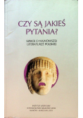 Czy są jakieś pytania Szkice o najnowszej literaturze polskiej