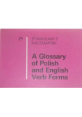 A Glossary of Polish and English Verb Forms