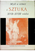 Myśl o sztuce i sztuka XVII i XVIII wieku