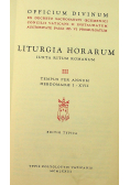 Liturgia Horarum tom 3