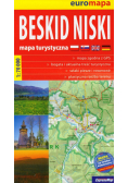 Beskid Niski,  mapa turystyczna 1:70 000