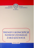 Trendy i koncepcje nowoczesnego zarządzania