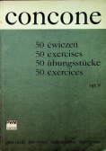 Concone 50 ćwiczeń op 9