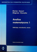 Analiza matematyczna 1 Definicje twierdzenia wzory