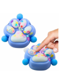 Gniotek Kocia łapka antystresowa Squishy niebieska