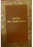 Myśli Św Bernarda reprint 1935 r
