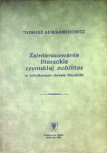Zainteresowania literackie rzymskiej nobilitas