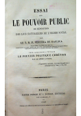 Essai sur le pouvoir public 1859 r