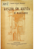 Kościół św Krzyża w Warszawie 1920 r