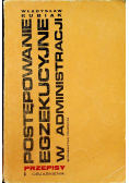 Postępowanie egzekucyjne w administracji