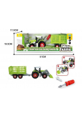Mini Farma Traktor z przyczepą do skręcania