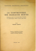 La controverse des mariages mixtes
