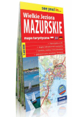 Wielkie Jeziora Mazurskie mapa turystyczna 1:60 000