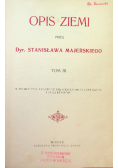 Opis ziemi Tom III  1900 r.