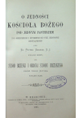 O jedności Kościoła Bożego pod jednym pasterzem 1885 r.