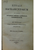 Rituale Sacramentorum 1872 r.