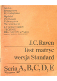 Test matryc wersja standard Seria A B C D E