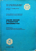 Zbiór zadań z podstawy informatyki
