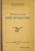 Współczesne idee społeczne, 1933 r.