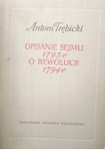 Opisanie Sejmu 1793 r O rewolucji 1794 r