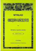 Wykład obrzędów kościelnych na święta całego roku