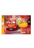 Blok techniczny A4/10K biały Cars