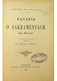 Kazania o sakramentach 1898 r.