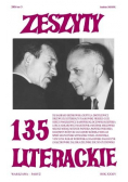 Zeszyty literackie 135 3/2016