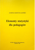 Elementy statystyki dla pedagogów