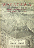 Warszawa plany miasta z lat 1825 1831 1857 1862