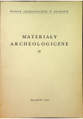 Materiały archeologiczne IV