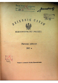 Dziennik ustaw Rzeczypospolitej Polskiej. Pierwsze półrocze 1927 r.