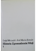 Historia Zgromadzenia Misji I
